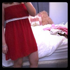 Red “Tailgating” Dress